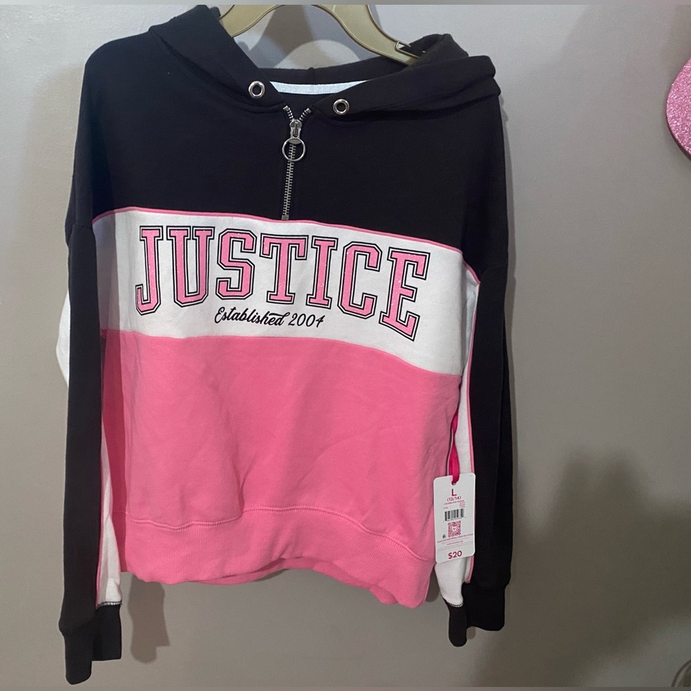 Justice girls sweatshirt NWT
